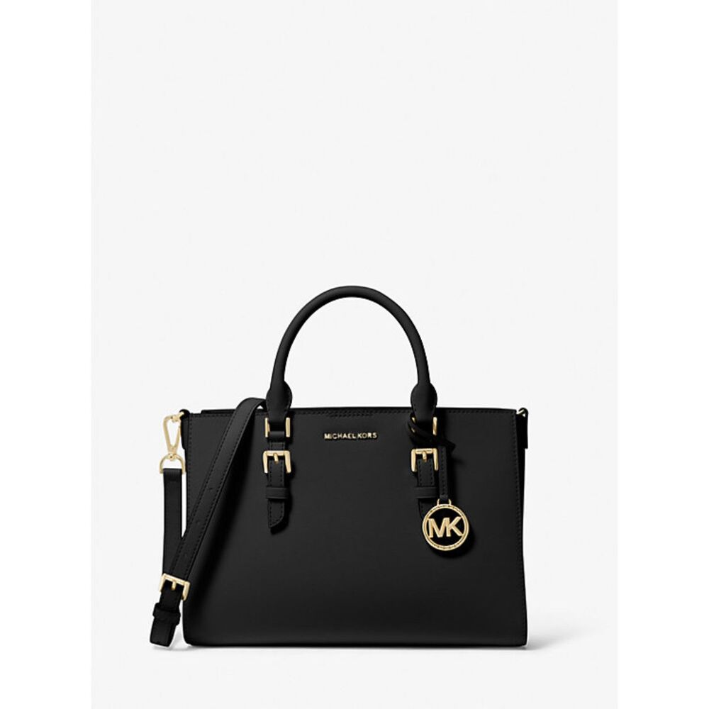 Michael Kors - Sally Medium 2-in-1 Saffiano Leather and Logo Satchel